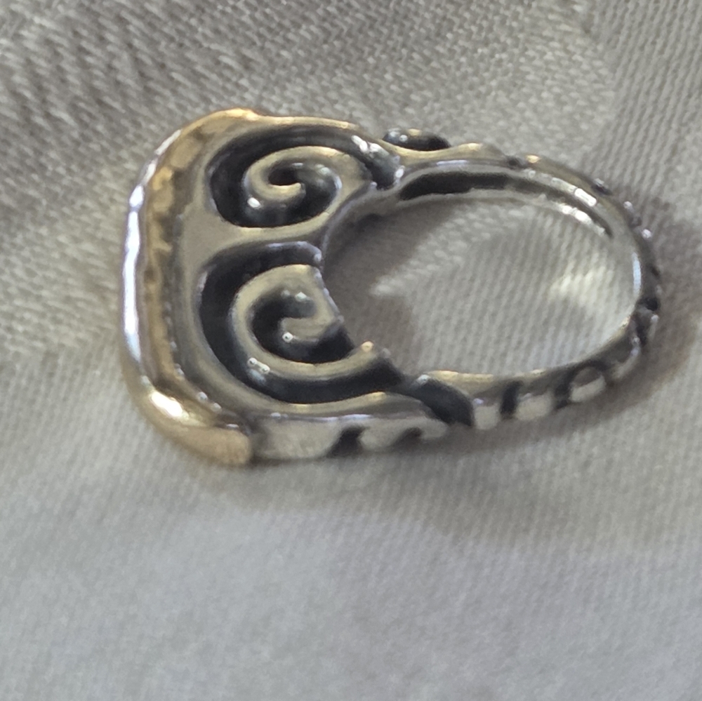 Dian Malouf Set of 3 Stack Rings, SS & 14k, Size 5.25 - Picture 10 of 16